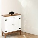 Ver imagem 1 de Balcão de Madeira Maciça 2 Portas - Branco