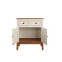 Ver imagem 5 de Balcão de Madeira Maciça 2 Portas e 2 Gavetas - Madeira Maciça e MDF - Off White