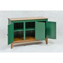 Ver imagem 3 de Balcão de Madeira Maciça 3 Portas - Verde
