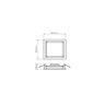 Painel Deep Quadrado 12W 4000K 16,7x16,7cm Branco - Stella STH8902BR/40 - 2