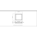 Ver imagem 2 de PAINEL DEEP LED 18W 1400LM QUADRADO STH8903BR 30 - Stella