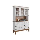 Ver imagem 1 de Arca e Oratório 6 Portas e 3 Gavetas - Madeira Maciça - Branco