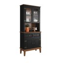 Ver imagem 1 de Arca e Oratório 4 Portas e 2 Gavetas - Madeira Maciça - Preto