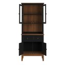 Ver imagem 3 de Arca e Oratório 4 Portas e 2 Gavetas - Madeira Maciça - Preto