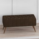 Ver imagem 6 de Puff Puf Para Sala 100 cm Pes Madeira Trit Veludo SL 942 Peer
