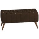Ver imagem 1 de Puff Puf Para Sala 100 cm Pes Madeira Trit Veludo SL 942 Peer