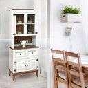 Ver imagem 2 de Arca e Oratório 4 Portas e 2 Gavetas - Madeira Maciça - Branco