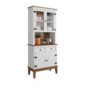 Ver imagem 1 de Arca e Oratório 4 Portas e 2 Gavetas - Madeira Maciça - Branco