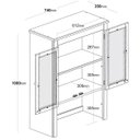 Ver imagem 6 de Arca e Oratório 4 Portas e 2 Gavetas - Madeira Maciça - Branco