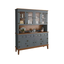 Ver imagem 1 de Arca e Oratório 8 Portas e 4 Gavetas - Madeira Maciça - Cinza