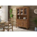 Ver imagem 2 de Arca e Oratório 6 Portas e 3 Gavetas - Madeira Maciça - Amêndoa Verniz