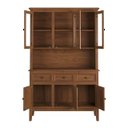 Ver imagem 5 de Arca e Oratório 6 Portas e 3 Gavetas - Madeira Maciça - Amêndoa Verniz