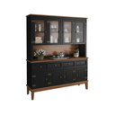 Ver imagem 1 de Arca e Oratório 8 Portas e 4 Gavetas - Madeira Maciça - Preto