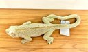 Ver imagem 4 de Decoração Escultura Iguana Dourada em Polirresina Mart 17478