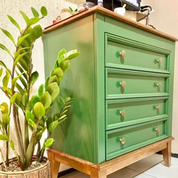 Cômoda 4 Gavetas - Verde - 3 Cômoda 4 Gavetas - Verde - 3