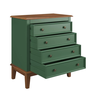 Cômoda 4 Gavetas - Verde - 4