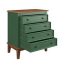 Ver imagem 4 de Cômoda 4 Gavetas - Verde