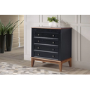 Ver imagem 2 de Cômoda 4 Gavetas - Preto