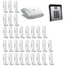 Kit Porteiro Coletivo Digital HDL Para 32 Pontos Interfone Branco - 1