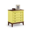 Ver imagem 2 de Cômoda 4 Gavetas - Amarelo Lemon
