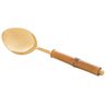 Colher Para Arroz De Aço Inox e Bambu Dourado Wolff - 2