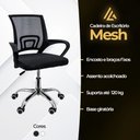 Ver imagem 5 de Cadeira de Escritório Mesh Diretor com Sistema Relax Giratoria New Java - Preto Preto