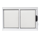 Ver imagem 3 de Janela de Correr 2 Folhas Ideal para Todos Os Ambientes A60l80 em Alumínio Branco e Policarbonato