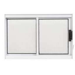 Janela de Correr 2 Folhas Ideal para Todos Os Ambientes A60l80 em Alumínio Branco e Policarbonato - 3