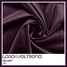 Sofá Curvo 02 Lugares 150cm Eron Veludo Roxo - CasaePoltrona - 5