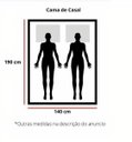 Ver imagem 2 de Cama de Casal Antares de Madeira Maciça Tauari - Cor Imbuia