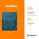 Ver imagem 5 de Cobertor Casal Manta Microfibra Antialérgico 1,8x2,2m Azul Aço - Camesa