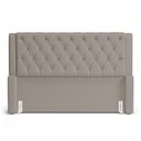 Ver imagem 3 de Cabeceira Atena para Cama Box Queen Size 160cm Capitonê com Frame Suede Bege - Desk Design