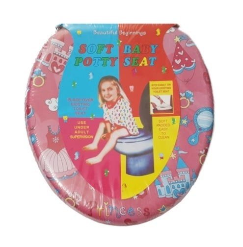 Adaptador Assento Redutor Infantil Acolchoado para Vaso Sanitário - Pink - 1