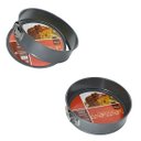 Ver imagem 1 de Forma Assadeira de Aço Carbono Redonda com Fundo Removível 28 cm de Ø