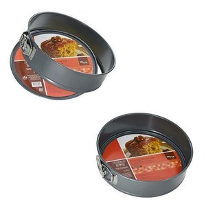 Forma Assadeira de Aço Carbono Redonda com Fundo Removível 28 cm de Ø