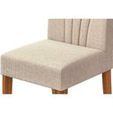 Ver imagem 6 de Cadeira Sala de Jantar Apogeu Kit 4 Un Rovere/Amêndoa/Linho Rinzai Bege - Lopas