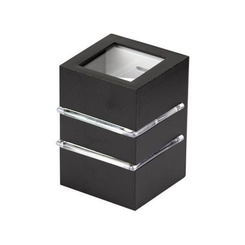 Arandela Flip AL 2 Aletas 2 Fachos G 1xG9 Preto Fosco - Blumenau Iluminação