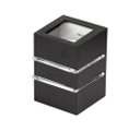 Ver imagem 1 de Arandela Flip AL 2 Aletas 2 Fachos G 1xG9 Preto Fosco - Blumenau Iluminação