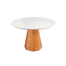Conjunto de Sala 4 Cadeiras Mobile com Mesa Mobile 1,20 - Madeira Maciça, Encosto Laminado - Tá - 3