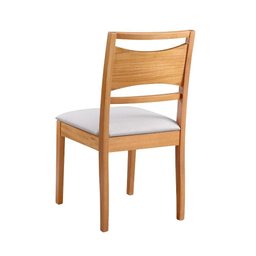 Conjunto de Sala 4 Cadeiras Mobile com Mesa Mobile 1,20 - Madeira Maciça, Encosto Laminado - Tá - 6