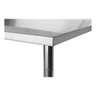 Mesa Aço Inox Industrial / Bancada de Apoio - 0,8M (80x70x90cm) - Br-080S - Brascool - 6