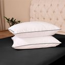 Ver imagem 2 de Kit 2 Fronhas Linea 50cm X 70cm Micropercal 200 Fios - Preto