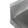 Tampo Pia Aço Inox Industrial com Uma Cuba JP 50x40x30cm (Central) - 160x70cm - Brascool - 4