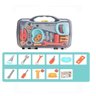 JOGO DE FERRAMENTAS INFANTIL KIT BRINQUEDO COM MALETA SERROTE CHAVES ACESSORIOS CRIANÇAS - 1