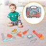 JOGO DE FERRAMENTAS INFANTIL KIT BRINQUEDO COM MALETA SERROTE CHAVES ACESSORIOS CRIANÇAS - 4