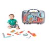 JOGO DE FERRAMENTAS INFANTIL KIT BRINQUEDO COM MALETA SERROTE CHAVES ACESSORIOS CRIANÇAS - 7