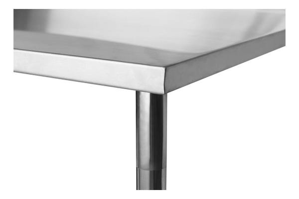 Mesa Aço Inox Industrial / Bancada de Apoio - 2,2M (220x70x90cm) - Br-220S - Brascool - 3