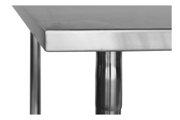 Mesa Aço Inox Industrial / Bancada de Apoio - 2,2M (220x70x90cm) - Br-220S - Brascool - 2