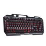 TECLADO GAMER VX GAMING SHIELD ABNT2 MULTIMIDIA LED VERMELHO 1.8 METROS USB COM TOPO EM METAL SENSAC - 1