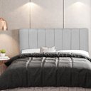 Ver imagem 2 de Cabeceira Cama Box Painel Solteiro 100 cm Dubai W01 Linho Cinza - Lyam Decor